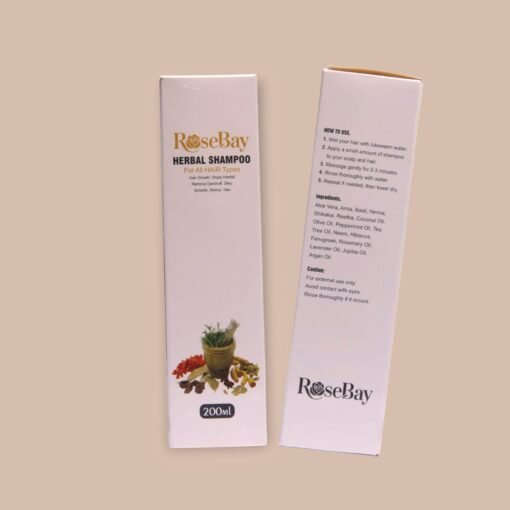 RoseBay Herbal Shampoo – Anti-Hair Fall & Hair Strengthening | Natural Herbal Formula 40% Off - Image 2
