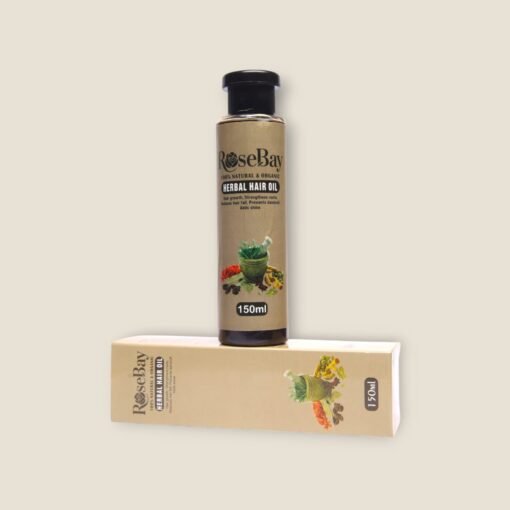 RoseBay Herbal Hair Oil – 100% Natural | Hair Growth & Anti-Hair Fall Formula 30% Off - Image 4