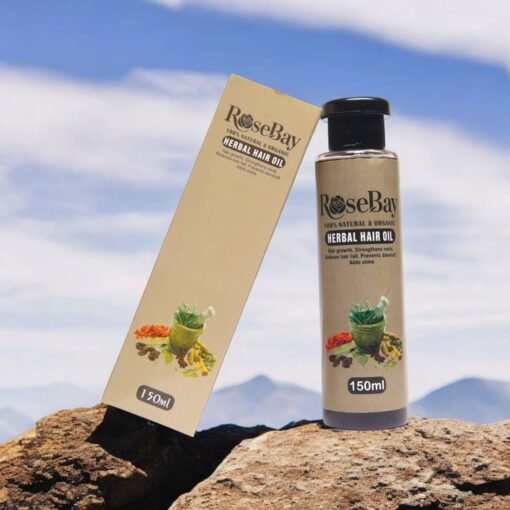 RoseBay Herbal Hair Oil – 100% Natural | Hair Growth & Anti-Hair Fall Formula 30% Off - Image 2