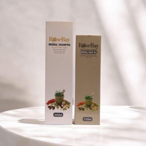 RoseBay Herbal Care Combo – Herbal Oil & Herbal Shampoo at a Special Discount! 35% Off